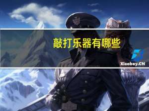 敲打乐器有哪些