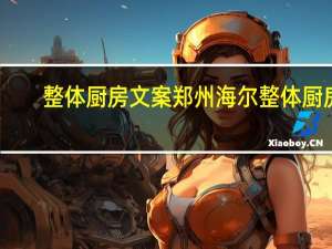 整体厨房文案 郑州海尔整体厨房