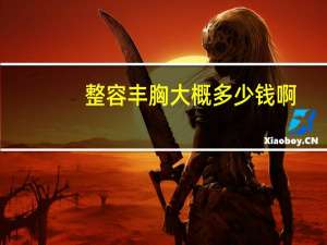 整容丰胸大概多少钱啊(丰胸手术的费用大概是多少)