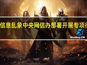 整治涉企侵权信息乱象 中央网信办部署开展专项行动 到底什么情况呢