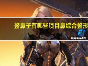 整鼻子有哪些项目 鼻综合整形常见项目有哪些