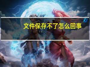 文件保存不了怎么回事