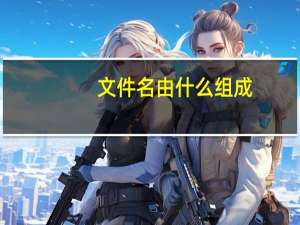 文件名由什么组成