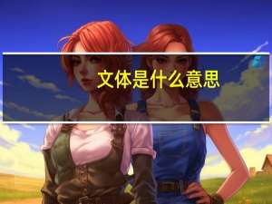 文体是什么意思