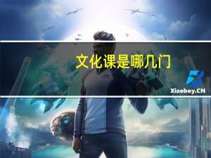 文化课是哪几门