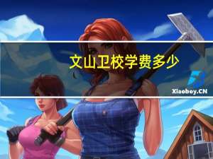 文山卫校学费多少