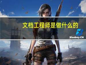 文档工程师是做什么的