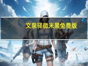 文泉驿微米黑 免费版（文泉驿微米黑 免费版功能简介）