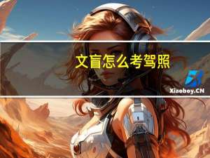 文盲怎么考驾照
