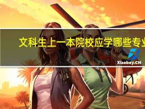 文科生上一本院校应学哪些专业