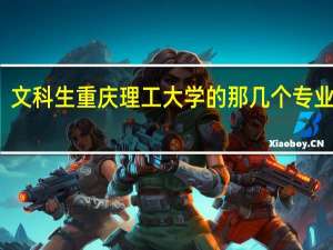 文科生重庆理工大学的那几个专业好点