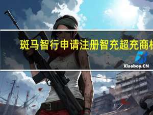 斑马智行申请注册智充超充商标