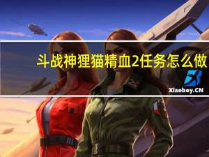 斗战神狸猫精血2任务怎么做（斗战神狸猫精血2任务怎么做）