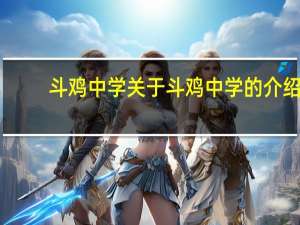 斗鸡中学 关于斗鸡中学的介绍