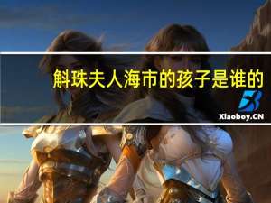 斛珠夫人海市的孩子是谁的（斛珠夫人海市最后到底跟谁在一起）