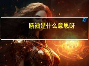 断袖是什么意思呀