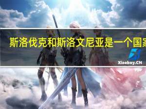 斯洛伐克和斯洛文尼亚是一个国家吗