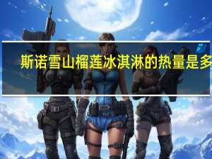 斯诺雪山 榴莲冰淇淋的热量是多少