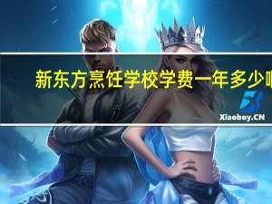 新东方烹饪学校学费一年多少啊