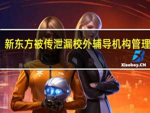 新东方被传泄漏校外辅导机构管理新政，官方对此有何回应