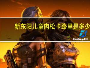 新东阳 儿童肉松卡路里是多少