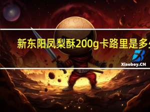 新东阳 凤梨酥 200g卡路里是多少