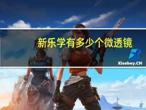新乐学有多少个微透镜