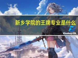 新乡学院的王牌专业是什么