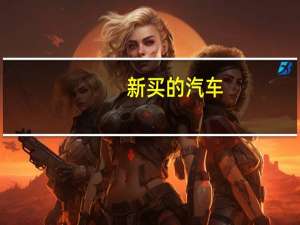 新买的汽车