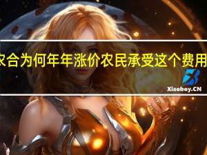 新农合为何年年涨价 农民承受这个费用是否划算