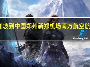 新加坡到中国郑州新郑机场南方航空航班和票价