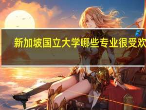 新加坡国立大学哪些专业很受欢迎