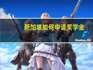 新加坡如何申请奖学金