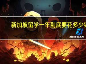 新加坡留学一年到底要花多少钱