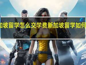 新加坡留学怎么交学费 新加坡留学如何支付学费