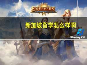 新加坡留学怎么样啊