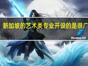 新加坡的艺术类专业开设的是很广泛的，新加坡平面设计就业前景如何呢