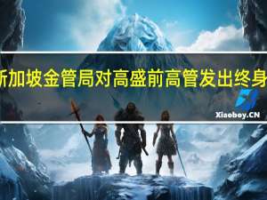 新加坡金管局对高盛前高管发出终身禁止令