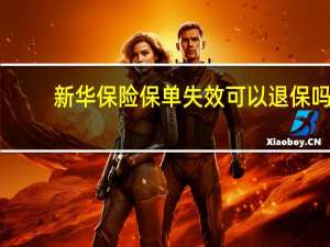 新华保险保单失效可以退保吗