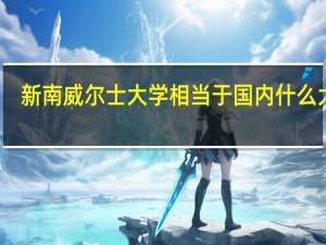 新南威尔士大学相当于国内什么大学