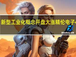 新型工业化概念开盘大涨 精伦电子4连板