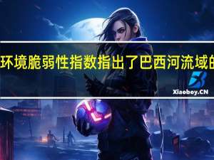 新型社会环境脆弱性指数指出了巴西河流域的可持续性问题