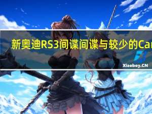 新奥迪RS3间谍间谍与较少的Camo