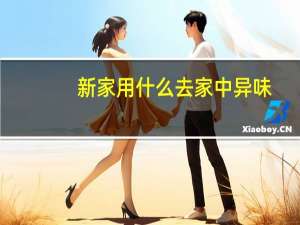 新家用什么去家中异味
