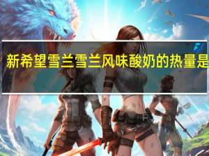 新希望 雪兰 雪兰风味酸奶的热量是多少