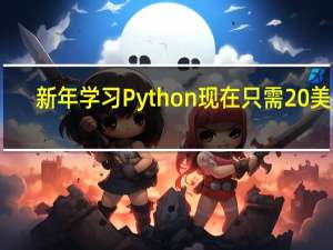 新年学习Python现在只需20美元