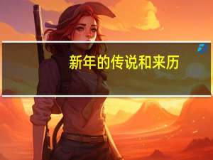 新年的传说和来历