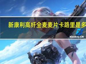 新康利 高纤全麦麦片卡路里是多少