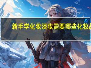 新手学化妆淡妆需要哪些化妆品