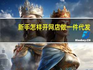 新手怎样开网店做一件代发（新手怎么开网店）